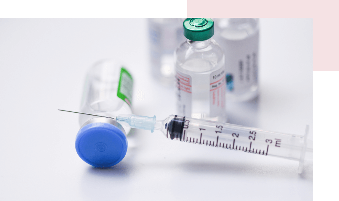 注射器と薬剤